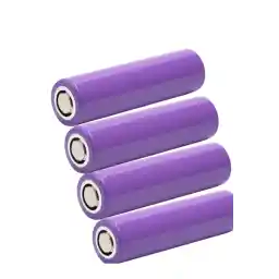 Unicrome 4 Pieces 3.7v 18650 Lithium Battery 1200mah 34gr Rechargeable Li-ion Battery 1200mAh-18650