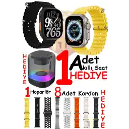 ساعت هوشمند TECHNOMEN ساعت هوشمند ممتاز Y80 با ساعت 8 باند و هدیه بلندگو