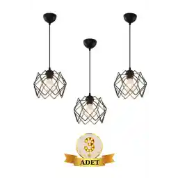 AYDINHOMELİGHT لوستر 3 تکه سیلوانو یک اتاق نشیمن آشپزخانه حمام اتاق خواب اتاق کودک ورودی چراغ آویز لوستر