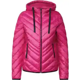 Cecil gewatteerd jack met afneembare capuchon - kleur Bright Pink - maat XXL