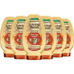 بسته ارزشی نرم کننده ترمیم کننده طلای عسل Garnier Loving Blends - موهای آسیب دیده و شکننده - 6 x 250 میلی لیتر