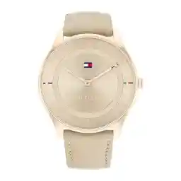 Tommy Hilfiger Jessi 1782528 Horloge - Leer - Grijs - Ø 40 mm