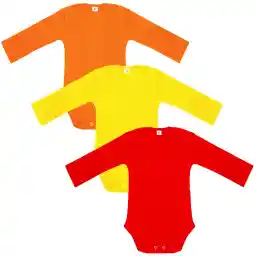 بادی آستین بلند نوزادی نیل کوک مدل روزانه مجموعه 3 عددی