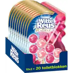 بلوک توالت Witte Reus DeLuxe - ماگنولیا ظریف - بسته ارزشی بلوک توالت - 20 عدد