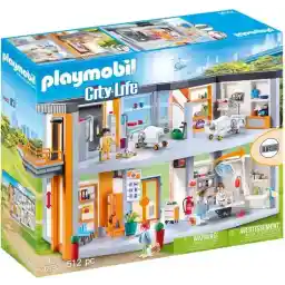 PLAYMOBIL City Life بیمارستان بزرگ با مبلمان - 70190