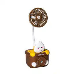 پنکه شارژی رومیزی عروسکی Rechargeable doll desktop fan
