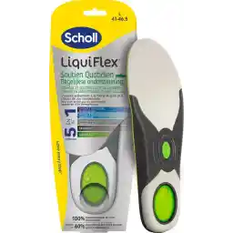 Scholl LiquiFlex Inlegzolen Dagelijkse Ondersteuning - Large - Maat 41-46,5 - 1 paar