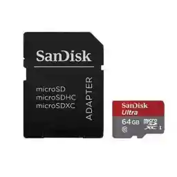 کارت حافظه microSDXC سن دیسک مدل Ultra کلاس 10 با آداپتور 64 گیگابایت SanDisk Ultra UHS-I Class 10 80MBps 533X