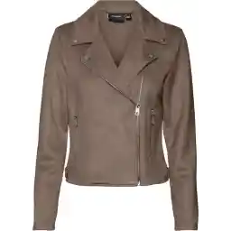 Vero Moda Jas Vmjose Aw23 کت جیر کوتاه مصنوعی 10289807 قهوه ای عدسی Dames Maat - L