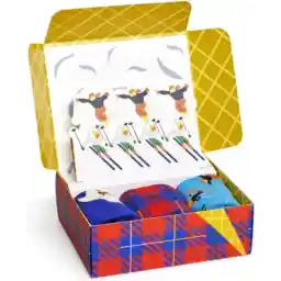 Happy Socks 3-Pack Skiing Gift Set P000333 41-46