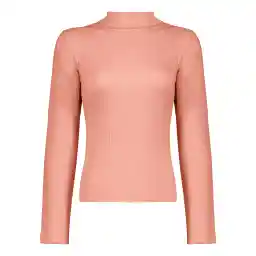 تی شرت آستین بلند زنانه ایزی دو مدل 218134 رنگ گلبهی