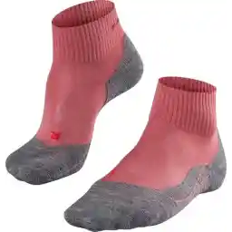 FALKE TK5 Wander Short Wandelen anti blaren, anti zweet merino wol sportsokken dames rood - Maat 37-38