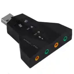 کارت صدا USB مدل موشکی Virtual7.1 USB sound card Model Rocket Virtual7.1