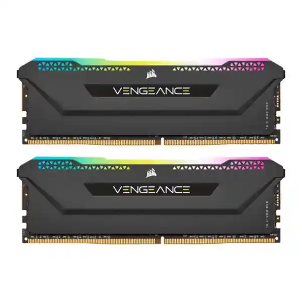 رم کورسیر VENGEANCE RGB PRO SL Black 16GB 8GBx2 3200MHz CL16