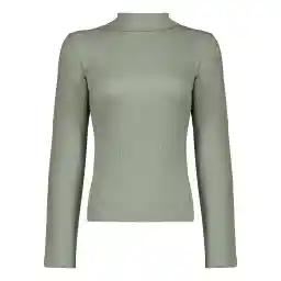 تی شرت آستین بلند زنانه ایزی دو مدل 218134 رنگ سبز