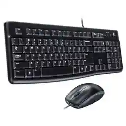 کیبورد و ماوس با سیم لاجیتک مدل ام کی 120 Logitech MK120 Desktop Wired Mouse And Keyboard