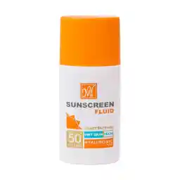 فلوئید ضد آفتاب SPF50 مای مدل Hyaluronic Acid حجم 50 میلی لیتر