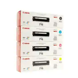 کیت چهار رنگ کارتریج لیزری کانن مدل 716 Canon 716 laser Cartridge Pack of 4