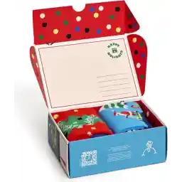 Happy Socks P000325 2-Pack Happy Holidays Socks Gift Set - maat 41-46