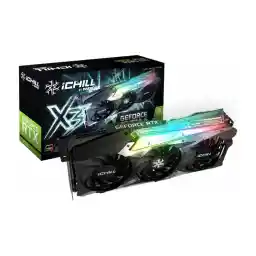کارت گرافیک اینوتری دی مدل GeForce RTX 3090 ICHILL X3 ظرفیت 24 گیگابایت Inno3d GeForce RTX 3090 ICHILL X3 24GB Graphic Card