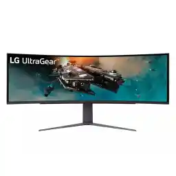 مانیتور خمیده گیمینگ ال جی مدل LG 49GR85DC-B 49 Inch LG 49GR85DC-B Gaming Monitor 49 Inch