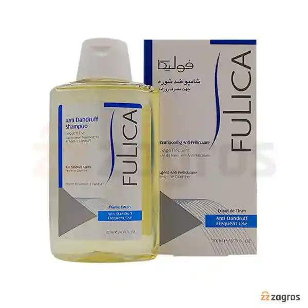 شامپو ضد شوره روزانه فولیکا حاوی عصاره آویشن و پیروکتون اولامین مناسب موهای چرب و خشک مستعد شوره 200 میل