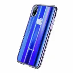 قاب لیزری رنگین کمانی بیسوس آیفون Apple iPhone XS Max Baseus Aurora Case WIAPIPH65 Apple iPhone XS Max Baseus Aurora Case WIAPIPH65