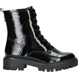 Tamaris dames veterboot - Zwart - Maat 39