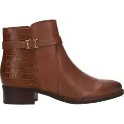 Tamaris Enkellaarsjes Hak Enkellaarsjes Hak - cognac - Maat 41