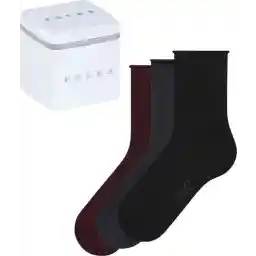 FALKE Happy Box 3-Pack cadeau geschenkset katoen multipack sokken dames veelkleurig - Maat 35-38