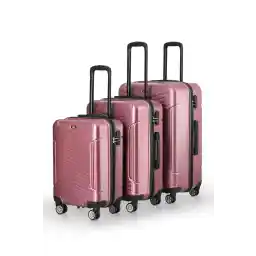 ست چمدان 3 تکه swiftvaliz Abs (گل رز خشک V MODEL)