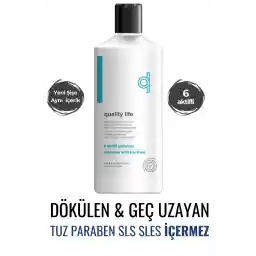 شامپو ضد ریزش مو Quality Life Ql 6 Active Fast Hair Fast Hair Salt Free PARABEN Anti ریزش مو