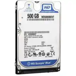 هارددیسک نوت بوک وسترن دیجیتال blue 500 Western Digital Scorpio Blue notbook 500 GB Hard