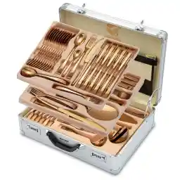 سرویس قاشق و چنگال 142 پارچه جی فی نی مدل 141R سوپر لاکچری