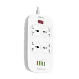 چند راهی برق 4 خانه الدینیو مدل SC4407 طول 2 متر Ldinio SC4407 Electronic Protector 2m