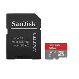 کارت حافظه microSDHC سن دیسک مدل Ultra کلاس 10 با آداپتور SanDisk Ultra UHS-I U1 Class 10 80MBps 533X micro