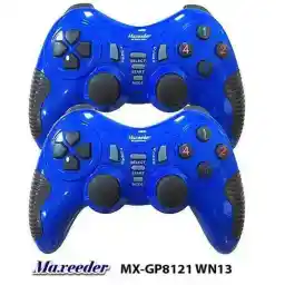 Maxeeder PC JoyStick MX-GP8121 WN13 دسته بازی کامپیوتر مکسیدر دوبل