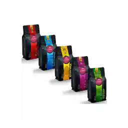 Anisah Coffee Dünya Kahveleri Tanışma Seti 5'li Paket 250g (ÇEKİRDEK) | %100 Arabica | Filtre Kahve