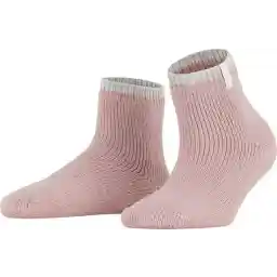 FALKE Cosy Plush knuffelzachte pluche zool wol alpaca huissokken dames roze - Maat 35-38