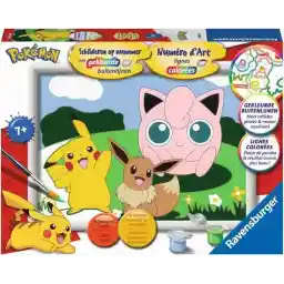 نقاشی Ravensburger توسط Numbers Pokémon - بسته سرگرمی
