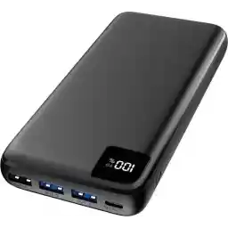 پاوربانک Strex - 27000 میلی آمپر ساعت - شارژر سریع 22.5 واتی - USB-A/USB-C - نشانگر LED - پاوربانک جهانی مناسب برای iOS/Android و غیره