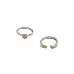 انگشتر دخترانه بسته 2 عددی - مانگو