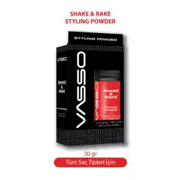 واکس پودر حجم دهنده 24 ساعته مردانه Vasso با ظاهر فوق العاده مات و Super Hold Unisex 20 گرم