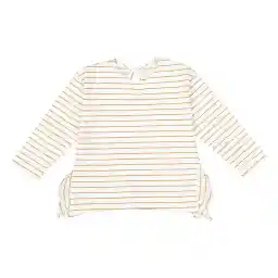 تی شرت نخی طرح دار نوزادی دخترانه - مانگو