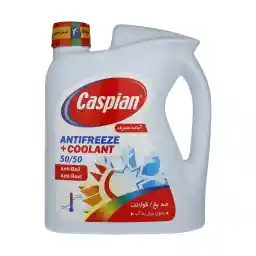 ضدیخ و ضدجوش آماده مصرف 50 به 50 کاسپین مدل کولانت حجم 3.7 لیتر