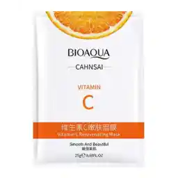 ماسک جوان کننده صورت بیوآکوا Bioaqua حاوی ویتامین C وزن 25 گرم ماسک جوان کننده صورت بیوآکوا Bioaqua حاوی ویتامین C وزن 25 گرم