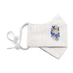 ماسک پارچه ای چهار لایه راه راه آپامه