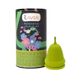 کاپ قاعدگی سایز متوسط سبز لاویا