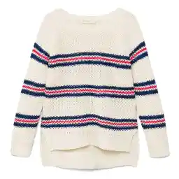 پلیور یقه گرد دخترانه - مانگو