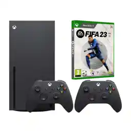 ایکس باکس سری ایکس با دو دسته به همراه بازی FIFA 23 ایکس باکس سری ایکس با دو دسته به همراه بازی FIFA 23